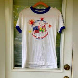Large 1984 Vintage Screen Stars T-shirt